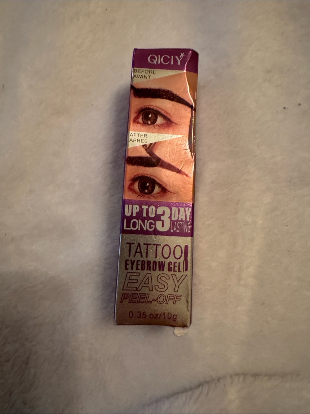 Tattoo Eyebrow Gel - Purple Peel-Off Long-Lasting Tint